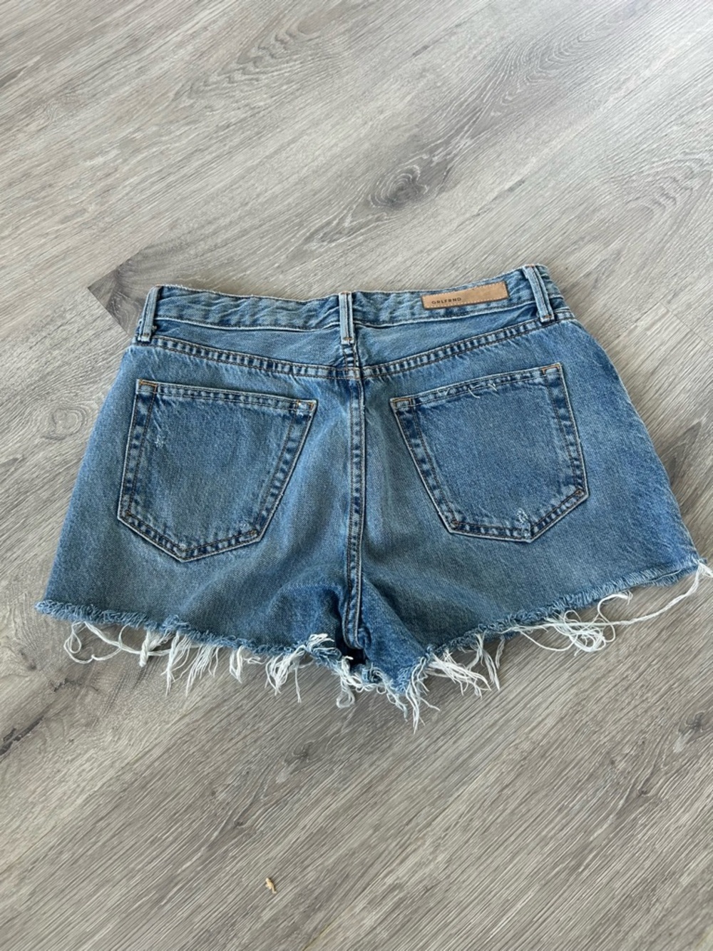 **🛑SOLD**GRLFRND Denim Cutoff Shorts — Blue Wash, Size 28, Gently Worn - Picture 2 of 4